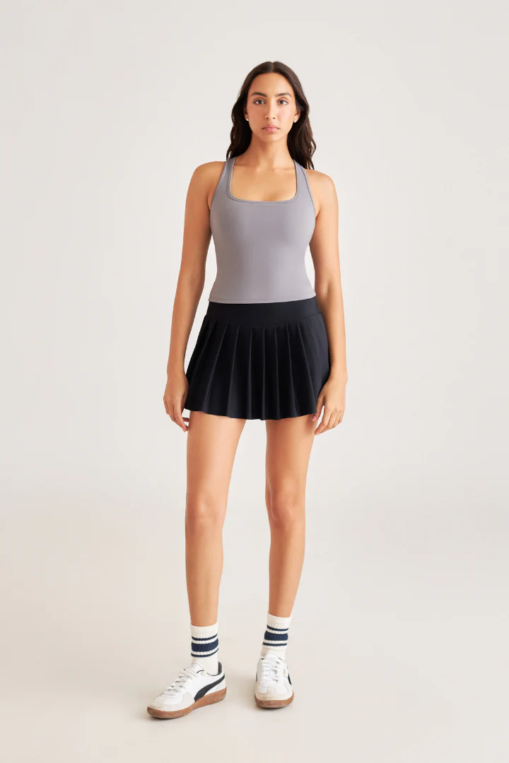 HIGH-RISE PLEATED TENNIS SKIRT - Image 12