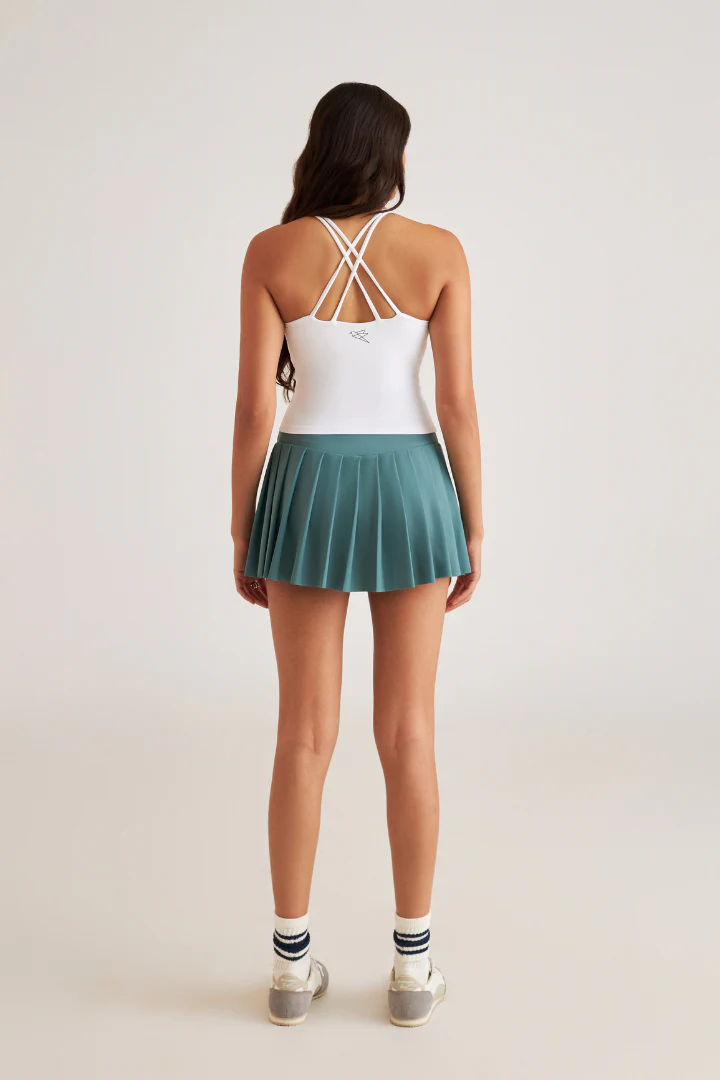HIGH-RISE PLEATED TENNIS SKIRT - Image 7